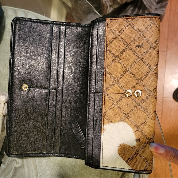 L.A.M.B. by Gwen Stefani Stencil Pattern Elmwood Bag and Wallet Set #375 - Picture 6 of 17